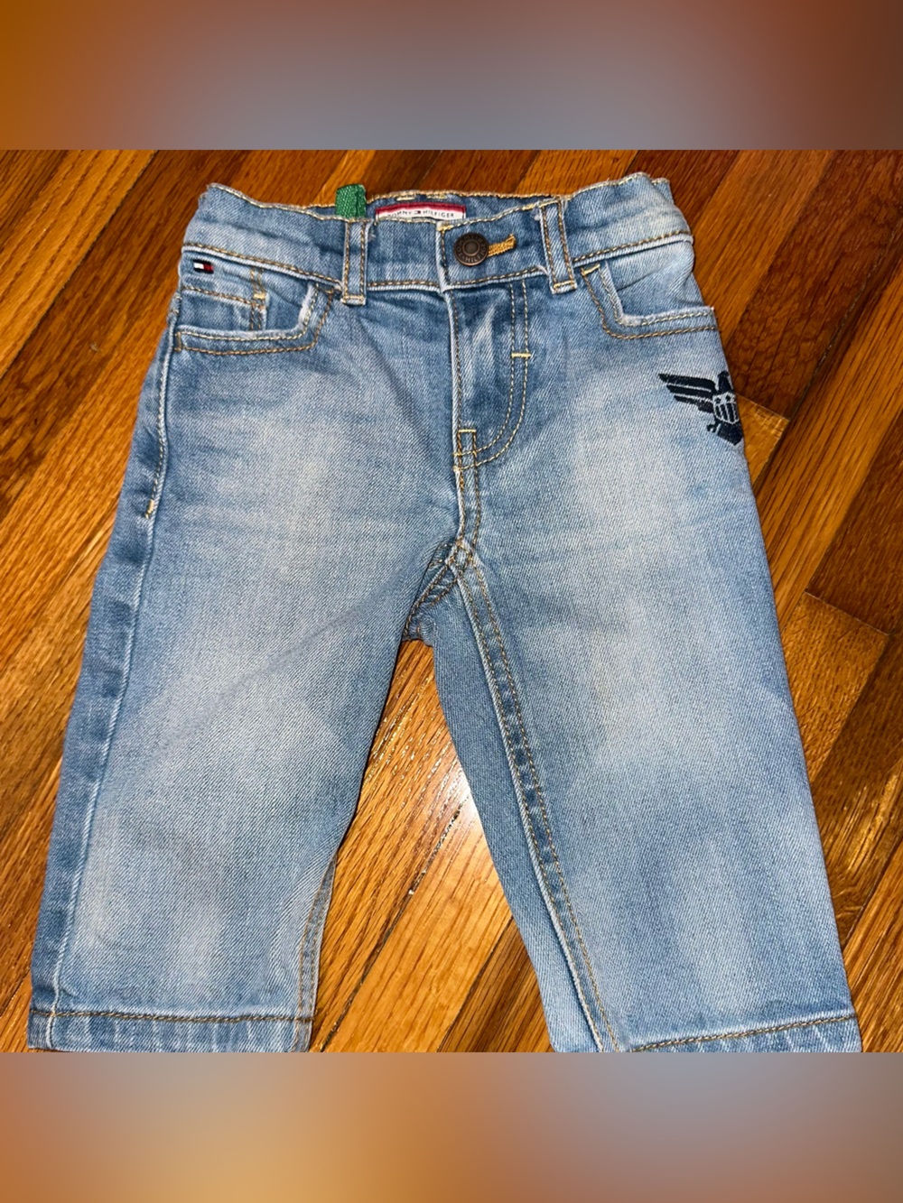 Tommy Hilfiger Light Blue Straight Leg Infant Boys Jeans